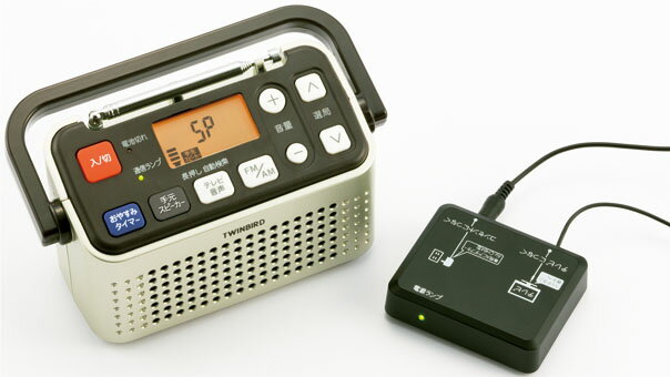 *ツインバード TWINBIRD/テレビからの音声が手元で聴けます。手元スピーカーAV-J135G【AM FM テレビ 携帯 ワンセグ 簡単操作】 *ツインバード TWINBIRD/テレビからの音声が手元で聴けます。手元スピーカーAV-J135G【AM FM テレビ 携帯 ワンセグ 簡単操作】