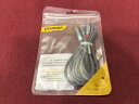 オーディオ用ケーブル RCA Audio Cable Jack 3.5mm to 2 RCA TV PC music 1m dark grey 灰色 グレー