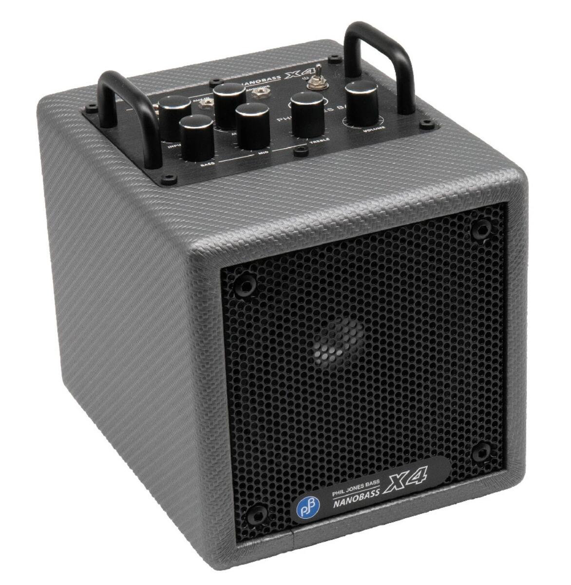 ��100����ꥫ�顼�� Phil Jones Bass �ե��른�硼�� NANO BASS X4 Carbon Silver BASS �١�������� ����� ...