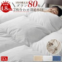 【超安値!50%OFFクーポン】 羽毛布団 セミダブル ダブル 布団セット ダウン80% 羽毛布団 2枚合わせ 掛け布団 羽毛 羽毛布団セット 合い掛け布団 肌掛け布団 羽毛 布団 羽毛掛け布団 羽布団 羽根布団 ダウン 布団 羽毛布団 暖かい 羽毛布団 ダウン 羽毛ふとん NENEKO