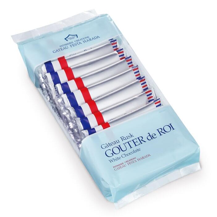 ハラダ ラスク GATEAU FESTA HARADA グーテ・デ・ロワ ホワイトチョコレート/簡易大袋 10枚入 お歳暮 化粧箱 東京お土産 ギフト プレゼントお土産 贈り物 お返し スイーツ お菓子プチギフト