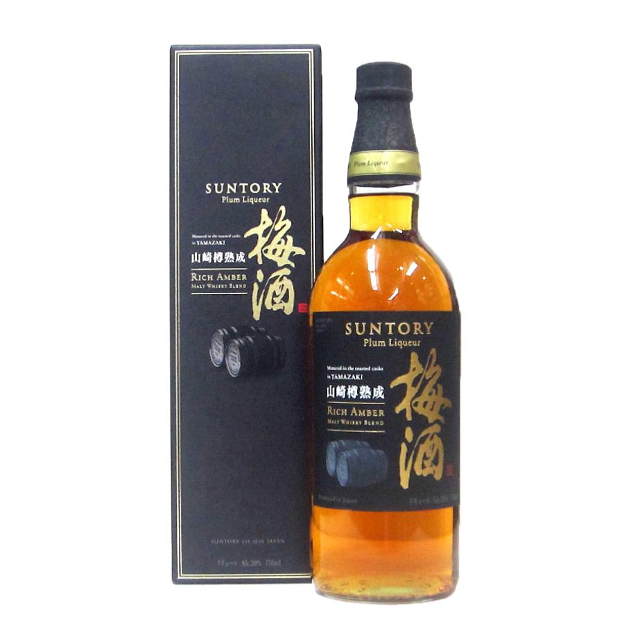 山崎蒸溜所貯蔵 焙煎樽熟成梅酒 リッチアンバー 750ml 17度 家飲み 宅飲み 御祝 御礼 母の日 父の日 ギフト プレゼント 贈り物