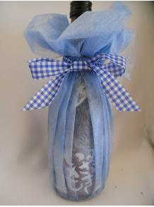 シンプルブルーエコラッピング(ラッピングのみの価格) 【楽ギフ_包装】