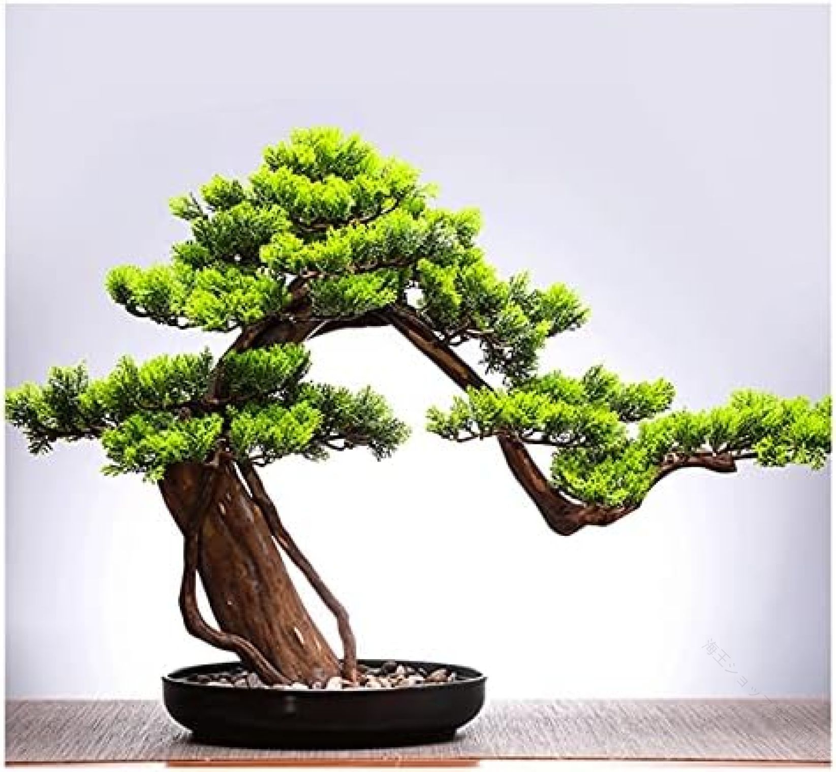 人工観葉植物 人工盆栽 18インチ 中国 シミュレーション 盆栽 フェイク植物 人工 ようこそ パイン 装飾 ポーチ リビングルーム ティーテーブル インテリア 観葉 植物 造花 グリーン 模造