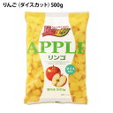 りんご ダイスカット 500g 一口サイズにカット 製菓材料 冷凍フルーツ 果物 ノースイ アップル 業務用 冷凍