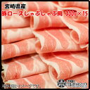 [4539]【送料無料】宮崎県産豚ロースしゃぶしゃぶ用300g×15袋 うすぎり スライス 豚ロース 国産 九州産 豚 豚肉 しゃぶしゃぶ 鍋 料理 おかず 簡単 お手軽 おうちごはん お歳暮 お中元 おうち時間 お買い得【当店オススメ】【売れ筋】