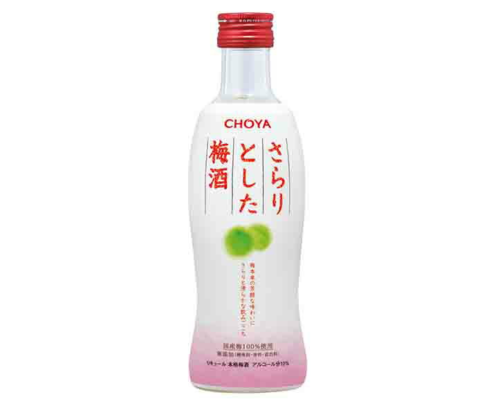 【24本まで1梱包で発送】チョーヤ さらりとした梅酒 瓶 300ml