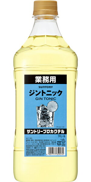 【12本まで1梱包で発送】サントリー プロカクテル ジントニック 1800ml 1.8L