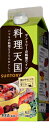 【12本まで1梱包で発送】 料理天国 白 紙パック 500ml