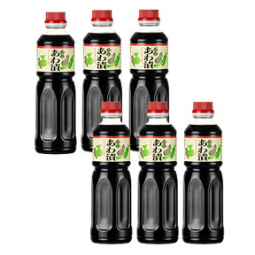 【送料無料（沖縄除く）】 柴沼醤油 あわ漬け6本入 1.0L×6本