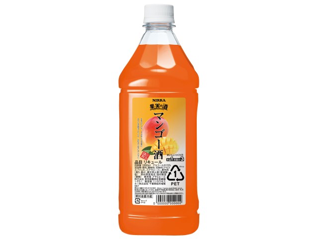 【6本まで1梱包で発送】アサヒ 果実の酒 マンゴー酒 1.8L 1800ml