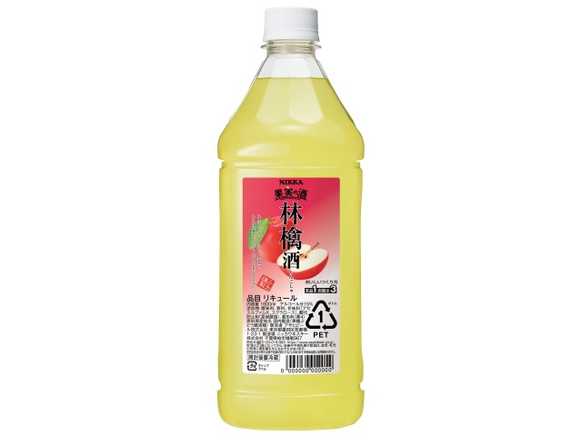 【6本まで1梱包で発送】アサヒ 果実の酒 林檎酒 1.8L 1800ml