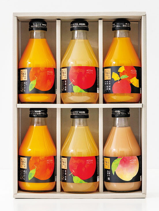 【送料無料】【お中元】ホシフルーツ 日本のご馳走果実ジュース 6本 産地直送 ギフト