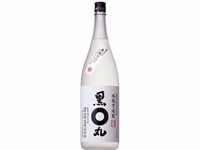 創業明治元年、薩摩いちき串木野の名門「濱田酒造」が鹿児島県産黄金千貫を使用し、国産米100％の黒麹で丁寧に仕込みました。ふかし芋のようなまろやかなコクとフルーティで甘い香りが特徴。 商品名 本格芋焼酎　黒丸 1800ml 1本 容量(ml) 1800 度数 25