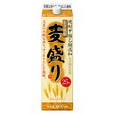 (送料無料(九州・沖縄除く)) 合同 麦盛り 25度 1800ml パック 6本(1ケース)