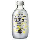 (送料無料(九州・沖縄除く)) 合同 瓶チュー レモン 300ml びん 24本(1ケース)