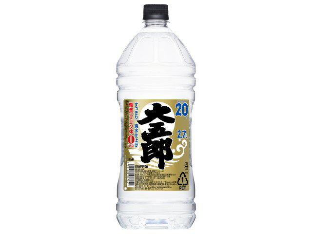 【送料無料（九州・沖縄除く）】アサヒ 大五郎 PET 2.7L 20度 2700ml 6本（1ケース）