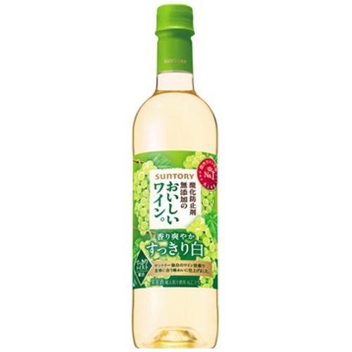 （ケース販売）（送料無料（九州・沖縄除く））　　酸化防止剤無添加のおいしいワイン　白　720ml　12　本