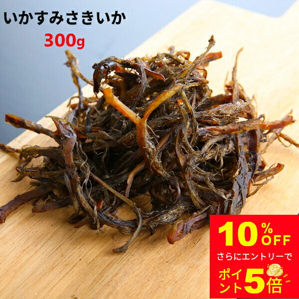 ＼10%OFF＆エントリーでP5倍／さきいか 国産 いかすみさきいか 300g 珍味 おつまみ メガ盛り お徳用 お得 送料無料 珍味 北海道産 するめの天ぷら 烏賊 北海道 土産 いかすみ入 するめ 酒の肴 家飲み お取り寄せグルメ メール便 SL sale セール