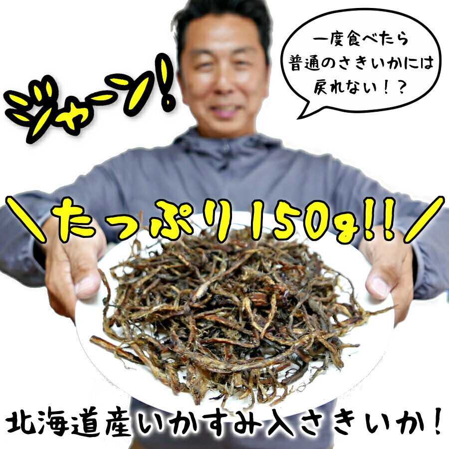 道南冷蔵『北海道産いかすみさきいか150g』