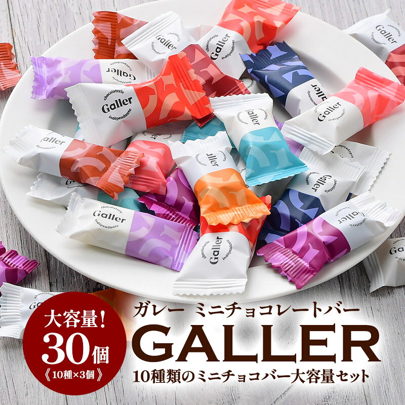 Galle Mini Chocolates 10 Varieties, 30 Pieces (Value Pack)