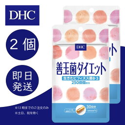 DHC 善玉菌ダイエット 30日分 2個 ディーエイチシー dhc 健康食品 美容 サプリ 送料無料 ダイエット サポートダイエットサプリ 腸内環境 ダイエットサプリメント