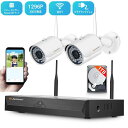 jennov 防犯カメラ ワイヤレス 屋外 監視カメラ セット WiFi 見守りカメラペット カメラ wifi 300万画素高画質 2台セット レコーダー 録画機 HDD内蔵 家庭用 業務用 遠隔視聴 24時間音声録画 配線工事不要 介護 ペット 一年保証 三四郎市場(3)
