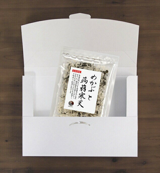 【送料無料】めかぶと蒟蒻寒天 15g 