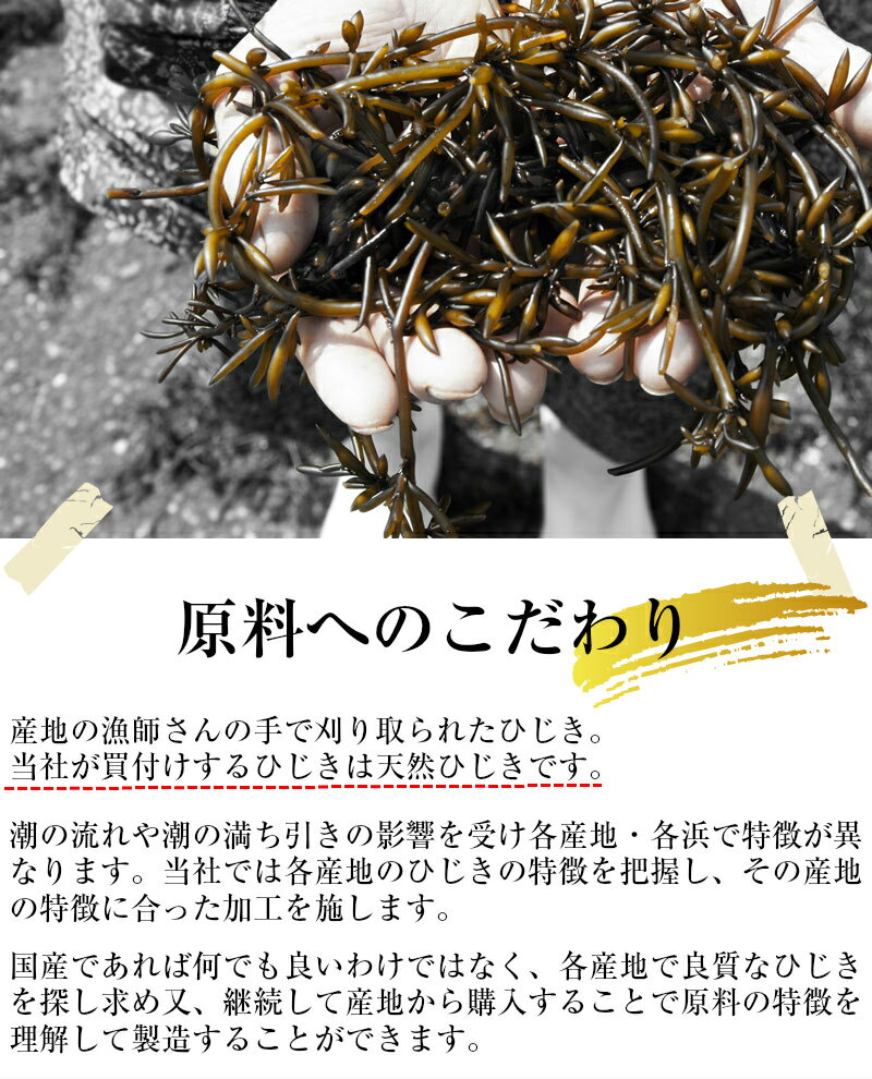 ひじき 芽ひじき 広島県産 500g 国産 広島県 産地から原料を買付け自社製造で仕上げた一品 業務用 保存食 3