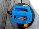 BMX ペダル 3ピース プラ【RANT Trill Pedals blue】プラスティック ペダル 3ピース用ペダル 樹脂製ペダル