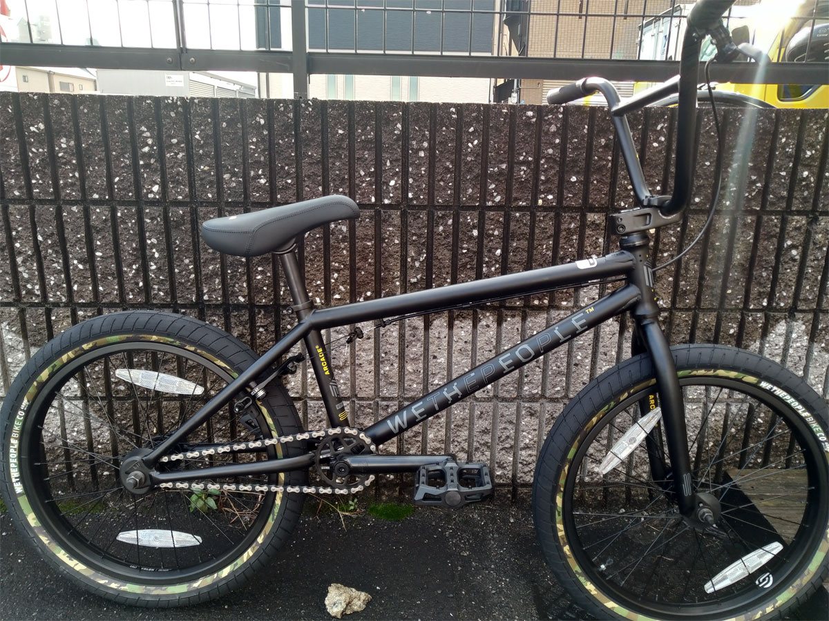 BMX ストリート WE THE PEOPLE 2024 ARCADE - 20.5" / 12.75" - MATT BLACK ウィザピープル BMX ストリ..