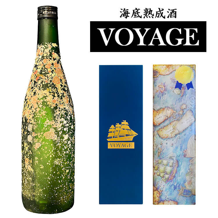 海底熟成酒VOYAGE【直実 純米大吟醸】 720ml 1本 海底 熟成 日本酒 ギフト プレゼント 贈り物 伊豆 熟成酒