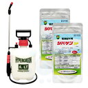 除草剤 シバゲンDF 20g入×2袋 農薬 + 蓄圧式噴霧器 4L セット