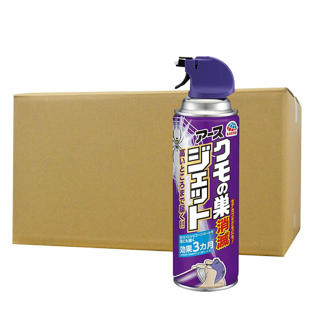 クモの巣消滅ジェット 450ml×30本 クモの巣 スプレー 蜘蛛よけ 屋外用 クモ駆除 くも退治 蜘蛛 クモの巣 予防 卵 巣 忌避 軒下 アース製薬