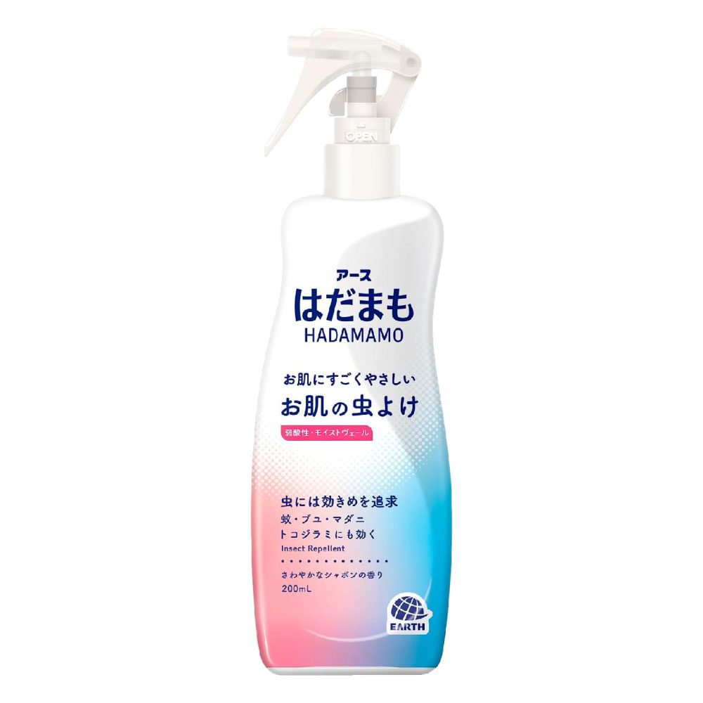 アース製薬 はだまも ミスト 200ml 【防除用医薬部外品】 弱酸性 蚊 ブユ マダニ トコジラミ