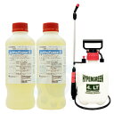 チャバネゴキブリ退治 レナトップ水性乳剤2 1000ml×2本 + 4L噴霧器セット 【防除用医薬部外品】 安全性抜群 水性乳剤 【送料無料】