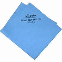 vileda ナノシルバープラス 青 5枚 [38×40cm] [マイクロファイバークロス］