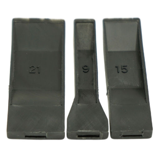 [E]お掃除スクレーパー サッシ溝6.5mm用先端3点セットNo.03790 土牛産業