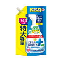 アース製薬 らくハピ アルコール除菌EX つめかえ 740ml 除菌 消臭]