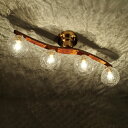 シーリングライト 4灯 オーウェン LT-4025 照明 インテリア 照明器具 かわいい 北欧 LED 電気 シーリング 天井照明 直付け おしゃれ照明 間接照明 ガラス 涼 リビング照明 ダイニング照明 寝室 トイレ キッチン 和室 子供部屋 E17 シーリングスポットライト インテリアライト