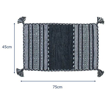 シェニールマット 75×45cm【玄関 シェニール マット オールシーズン カーペット ラグマット じゅうたん 絨毯 モダン 北欧 ナチュラル リビング ダイニング 寝室 おしゃれ かわいい 2.5帖 2.5畳 2帖 2畳 1.5帖 1.5畳 1帖 1畳 ブルックリン 西海岸】