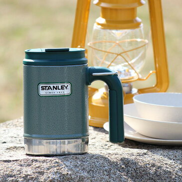 【ポイント5倍】スタンレー クラシック キャンプマグ 0.47L STANLEY CAMP MUG【マグカップ マグ ステンレス 保冷 保温ポット ふた付き 蓋付き シンプル おしゃれ メンズ レジャー 運動会 アウトドア 行楽 オフィス マイボトル マイ水筒 スタンレイ クリスマスプレゼント 冬】