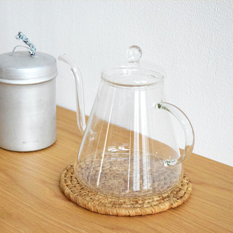 トレンドグラス Pour Over Kanne 1.2L【 コーヒー ポット 耐熱 ガラス 直火 電子レンジ 食洗機 透明 クリア Trendglas Jena...