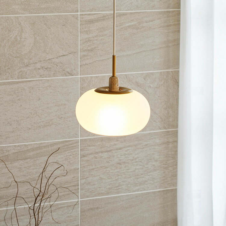ペンダントライト パルカノ Parkano インターフォルム LT-4363-5 ペンダント 1灯 照明器具 ダイニング照明 電気 LED ガラス トラバーチン 北欧 シンプル ミニマル モダン リビング キッチン 階段 廊下 内玄関照明 トイレ かわいい インテリア ライト おしゃれ照明 天井照明