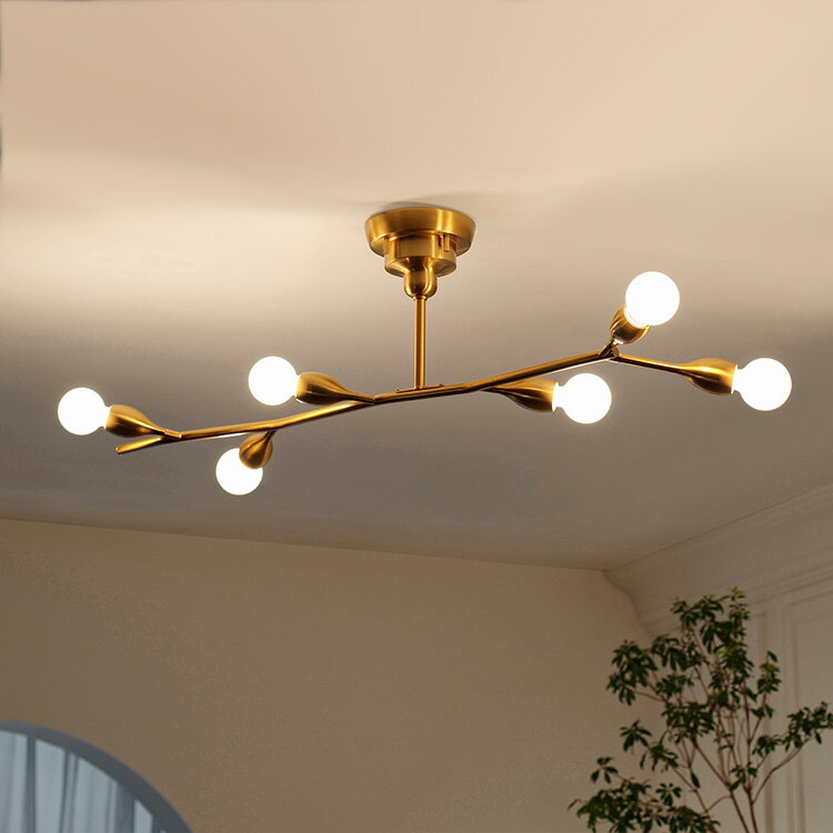 シーリングライト 6灯 クラディ Kladi インターフォルム LT-4377-80 照明 おしゃれ リビング照明 天井照明 照明器具 LED 北欧 ナチュラル シンプル リビング照明 ダイニング照明 寝室 トイレ キッチン 和室 かわいい インテリア ライト ゴールド カフェ 明るい 電球