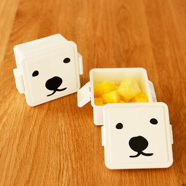 GEL-COOま ランチボックス square Sサイズ【GEL-COOL ジェルクール じぇるく〜ま 弁当箱 お弁当箱 1段 お弁当グッズサラダ 保冷剤 保冷 保冷蓋 小学生 幼稚園 女性 ピクニック キッチン シンプル かわいい おしゃれ ギフト 円山動物園 運動会 テレワーク 在宅】