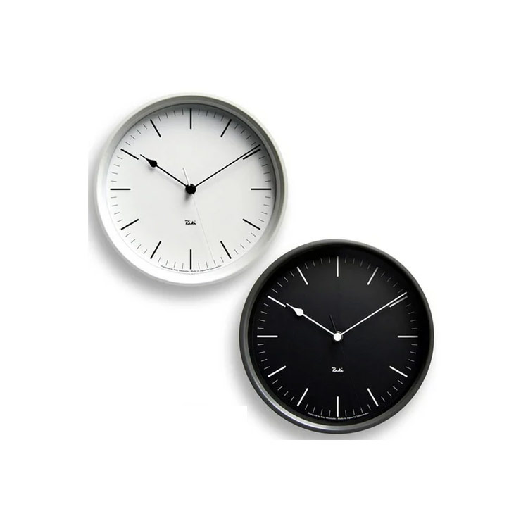 掛け時計 電波時計 リキクロック RIKI CLOCK スチールクロック WR08-24【壁掛け時計 掛時計 時計 おしゃれ かわいい デザイン 北欧 壁 壁時計 ウォールクロック 壁掛け 雑貨 電波掛け時計 音が…