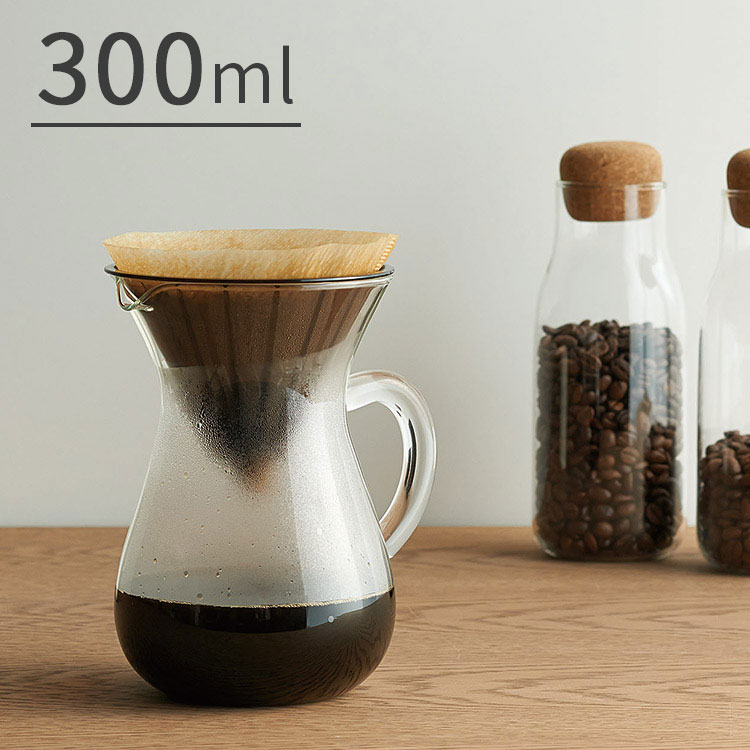 KINTO キントー SCS-02-CC-PL SLOW COFFEE STYLE コーヒーカラフェセット 300ml プラスチック