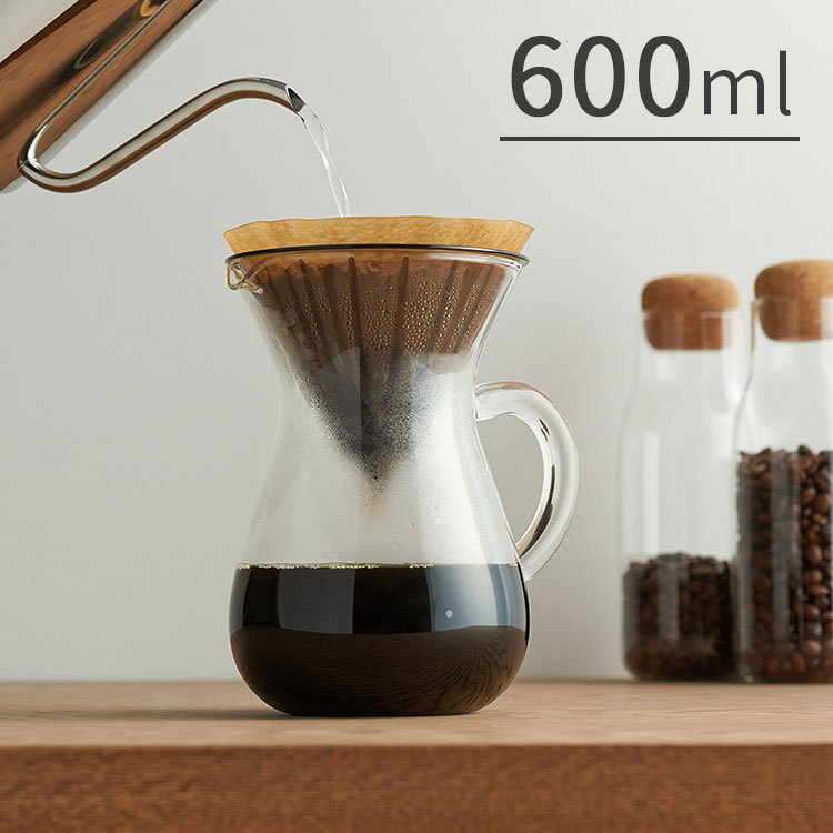 楽天おしゃれ家具・照明の快適ホームズKINTO キントー SCS-04-CC-PL SLOW COFFEE STYLE コーヒーカラフェセット 600ml プラスチック【コーヒーメーカー コーヒードリッパー コーヒードリップ セット ガラス 珈琲 コーヒー 電子 レンジ 食器洗い機 おしゃれ かわいい 誕生日 父の日ギフト プレゼント 実用的】