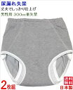 尿漏れパンツ 失禁パンツ 男性用 大容量 【2枚組】 日本製 即出荷 品番33018